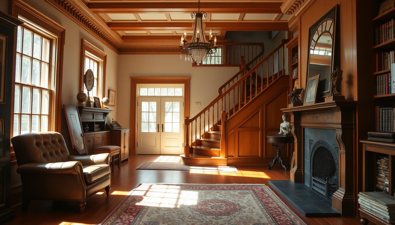 colonial home interior