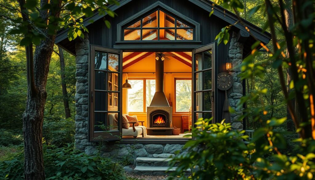 cozy tiny house living