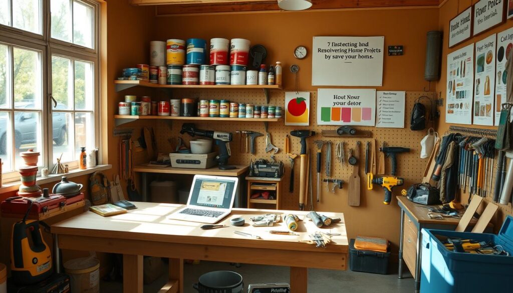 dingy home interior
