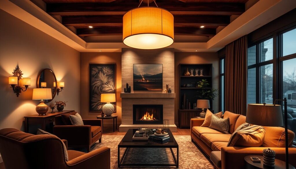 home interior design lighting