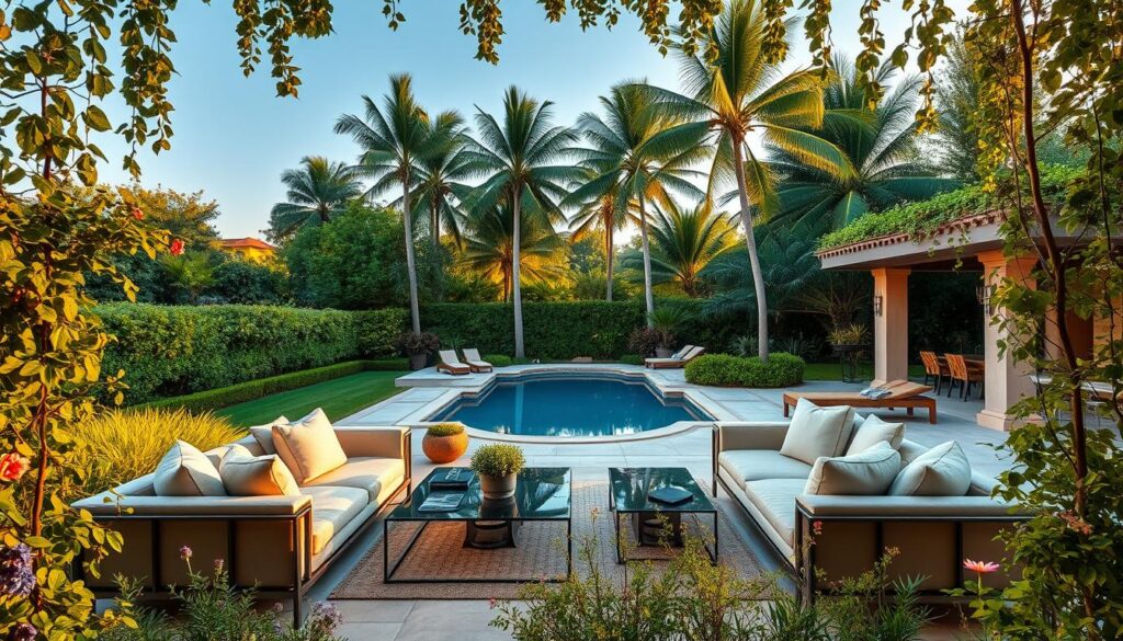 luxury outdoor living areas