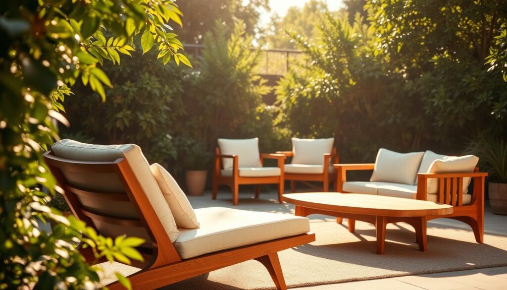 mid-century modern outdoor furniture