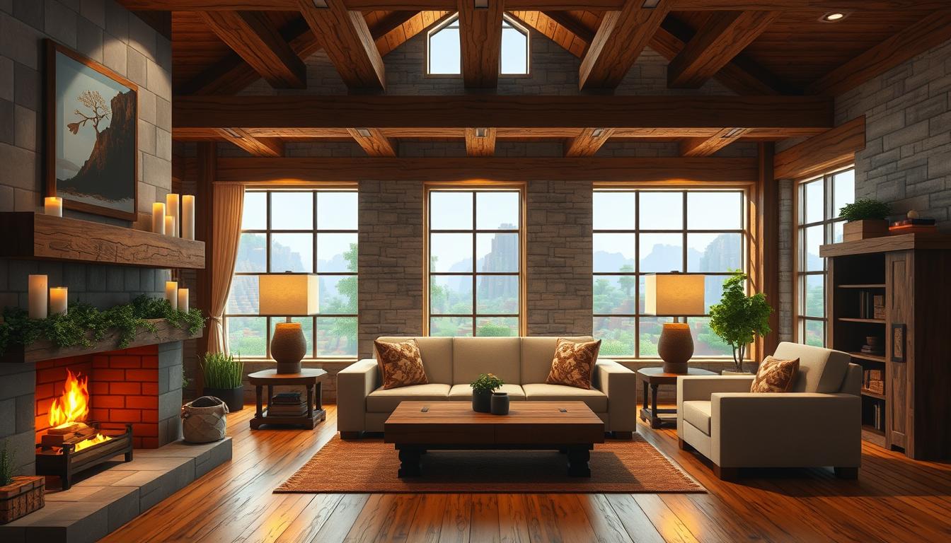 minecraft home interior