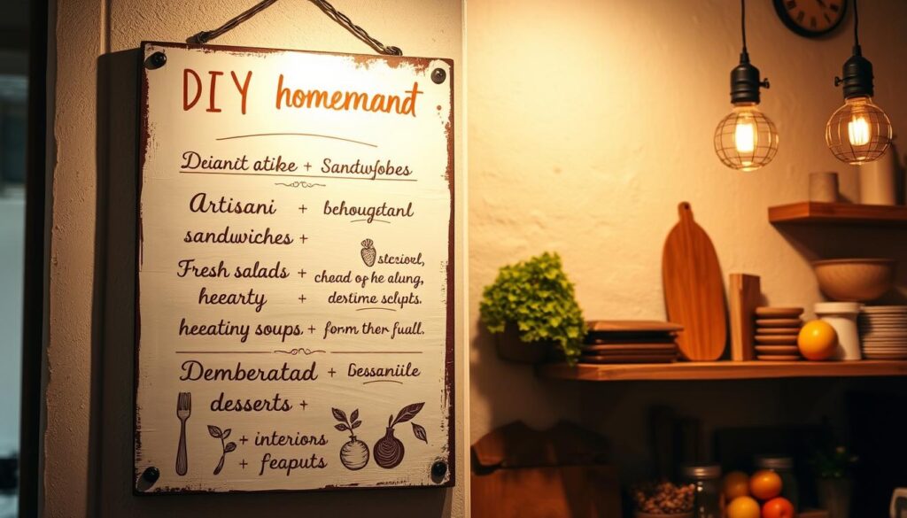 DIY home improvement events food menu