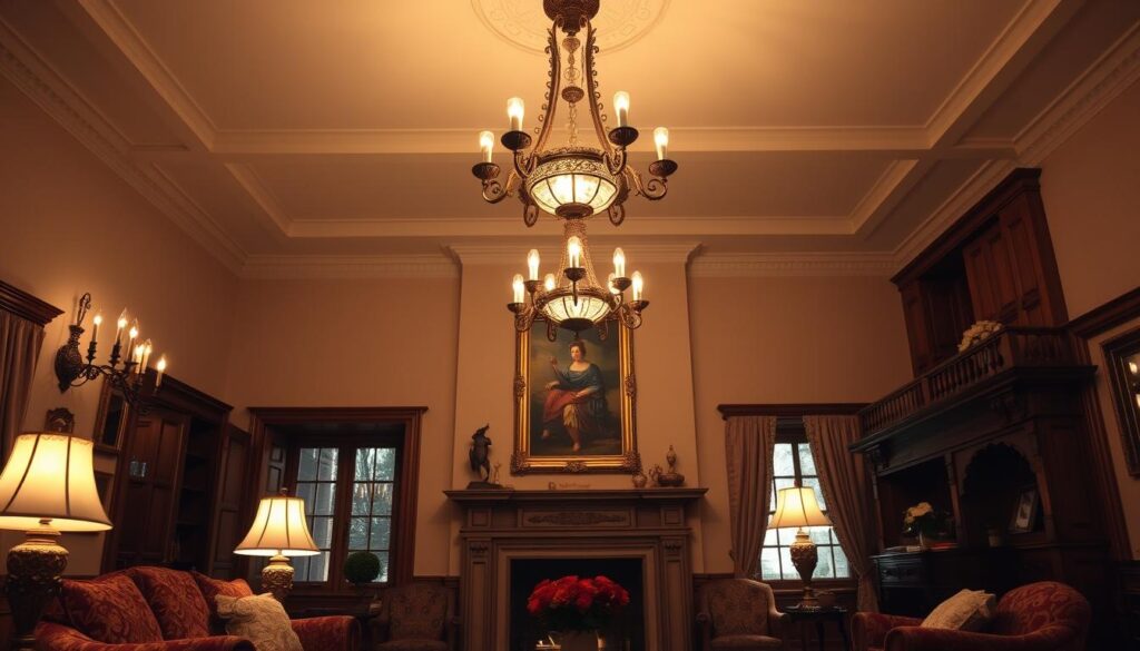 colonial home decor lighting