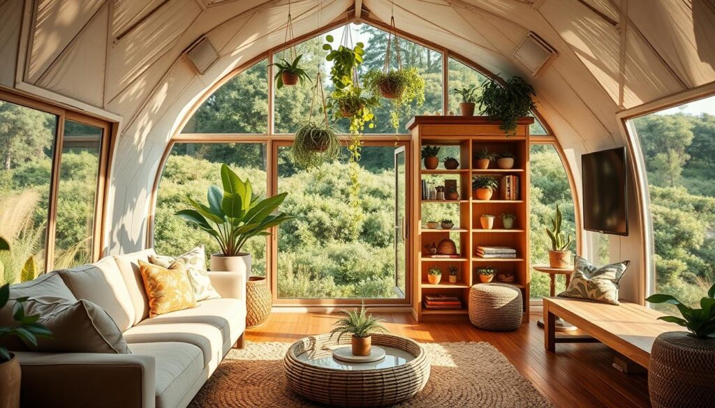 eco-friendly quonset home decor