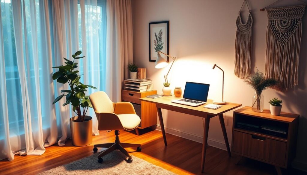 interior design of home office