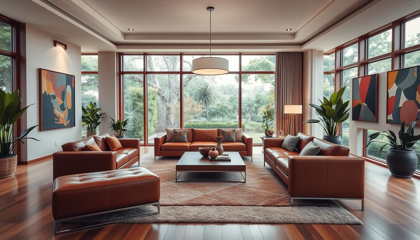 mid century modern homes interior