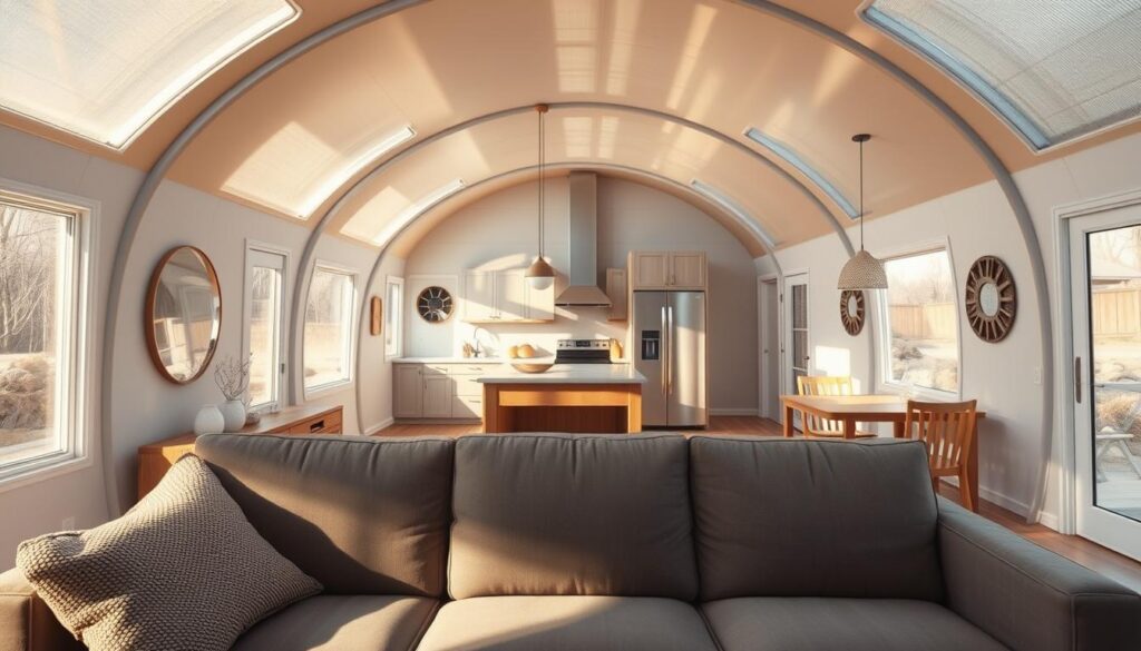quonset home interior