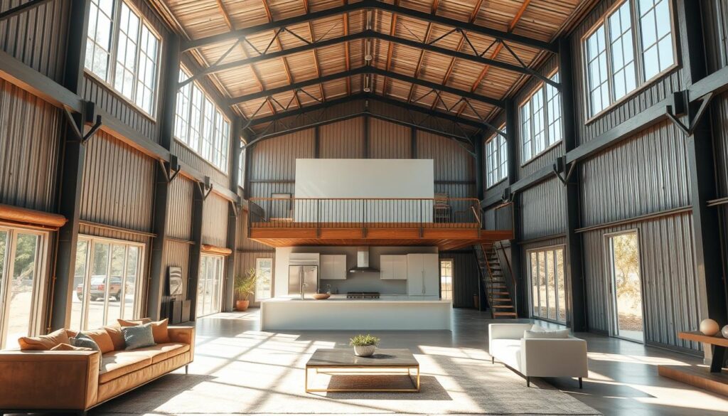 interior metal building homes