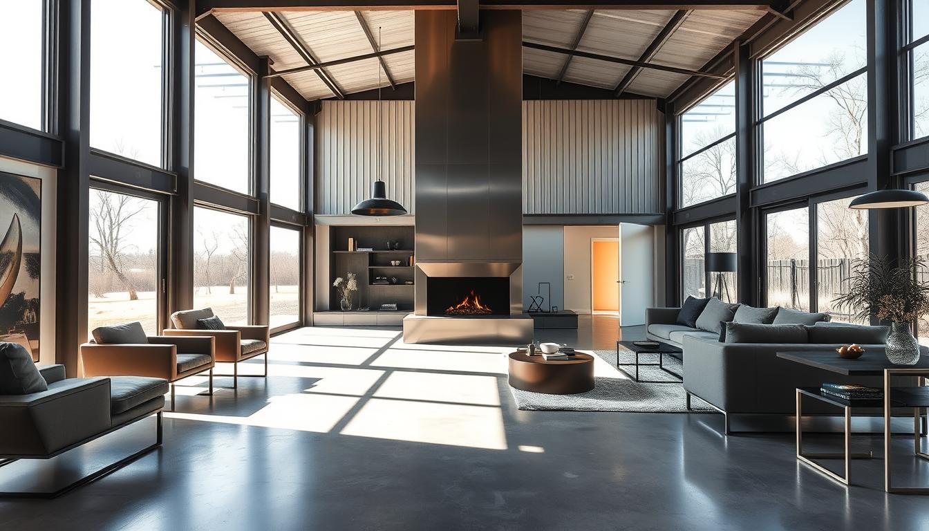 interior metal building homes
